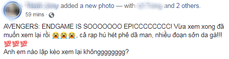 Khán giả Việt xúc động sững sờ, phấn khích tột độ sau suất chiếu ENDGAME đầu tiên