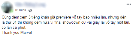 Khán giả Việt xúc động sững sờ, phấn khích tột độ sau suất chiếu ENDGAME đầu tiên