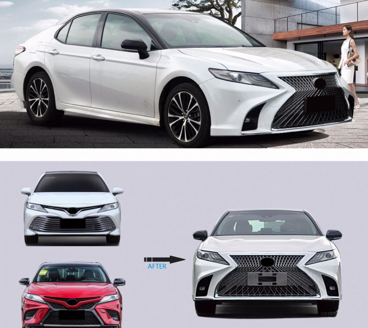 Toyota Camry 2019 vừa mở bán, xưởng độ đã chào gói ‘nâng cấp’ diện mạo Lexus giá gần 20 triệu đồng