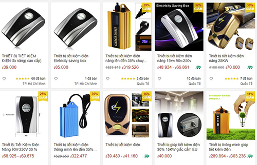 Người dùng bị lừa khi mua thiết bị tiết kiệm điện
