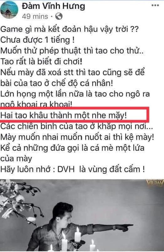 Dân mạng đòi tẩy chay ca sĩ Đàm Vĩnh Hưng vì phát ngôn chợ búa