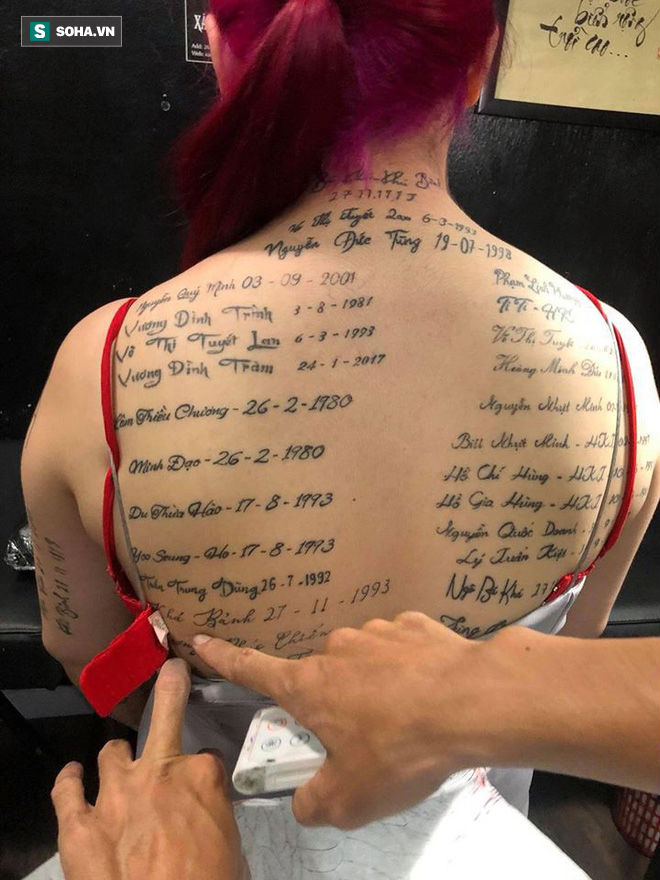 Xăm tên người yêu cũ kín lưng và tay, cô gái vội đi xóa để lấy chồng