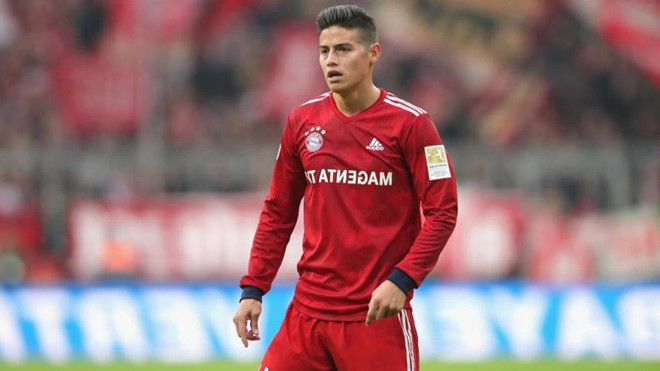 Số phận hẩm hiu của Chiếc giày vàng James Rodriguez