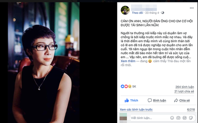 19 năm giam mình trong hôn nhân đẫm nước mắt, người phụ nữ viết tâm thư cảm ơn chồng cũ