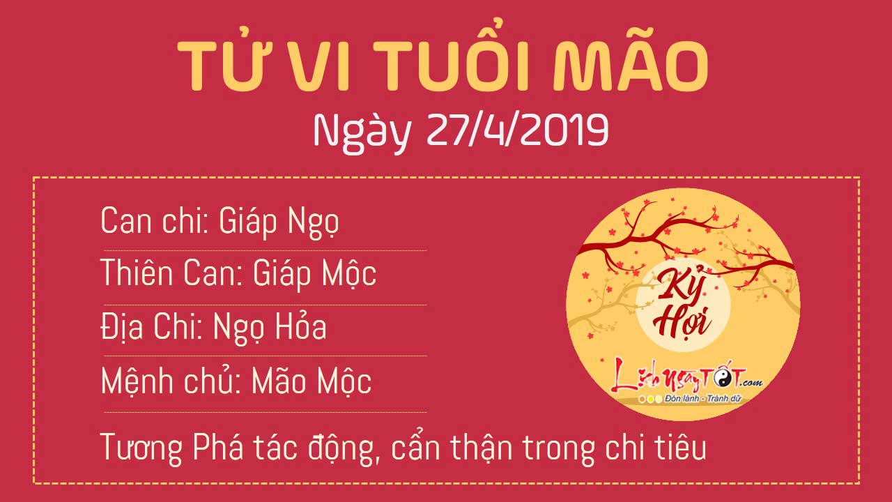Tử vi thứ 7 ngày 27/4/2019 của 12 con giáp: Thìn phát tài, Thân bị Thiên Quan giáng họa