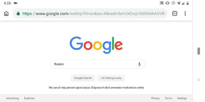 Google có chiêu trò mới, cứ search Thanos là sẽ có bất ngờ xảy ra