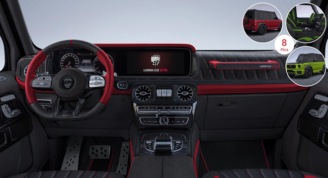 SUV offroad huyền thoại Mercedes-AMG G63 độ 6 ống xả, tăng sức mạnh