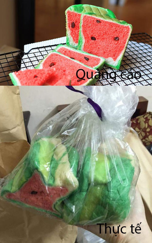 Khi bạn quá kỳ vọng vào quảng cáo đồ ăn và đây là cảm giác ứa nước mắt lúc nhận sản phẩm thật