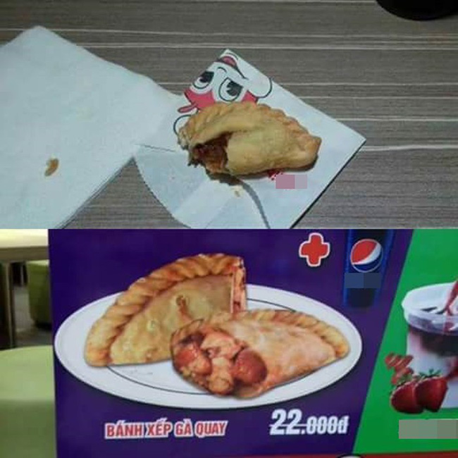 Khi bạn quá kỳ vọng vào quảng cáo đồ ăn và đây là cảm giác ứa nước mắt lúc nhận sản phẩm thật