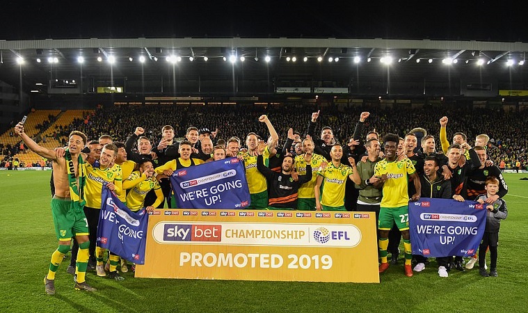 Xác định đội bóng đầu tiên thăng hạng Ngoại hạng Anh mùa giải 2019/20