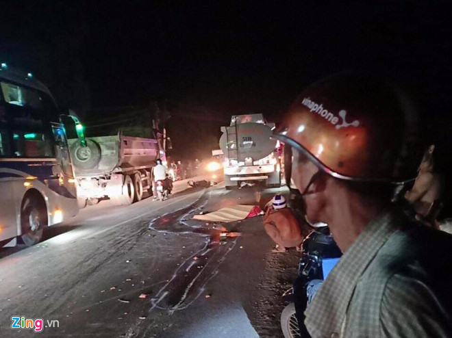 Về miền Tây nghỉ lễ, đôi vợ chồng bị xe bồn cán tử vong