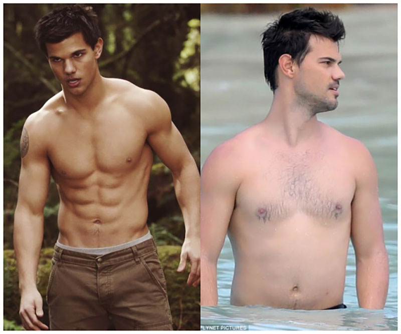 Những nam thần Hollywood một thời của chúng ta đã chứng minh cho câu nói: Thời gian quả là liều thuốc tăng cân hiệu quả