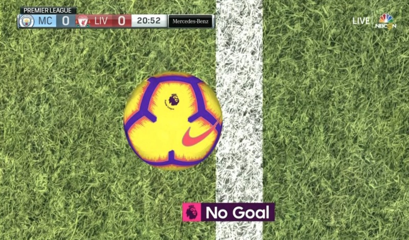 Cay đắng Liverpool: Man City có thể sẽ vô địch nhờ...khoảng cách chỉ 4cm của hai lần Goal-line?