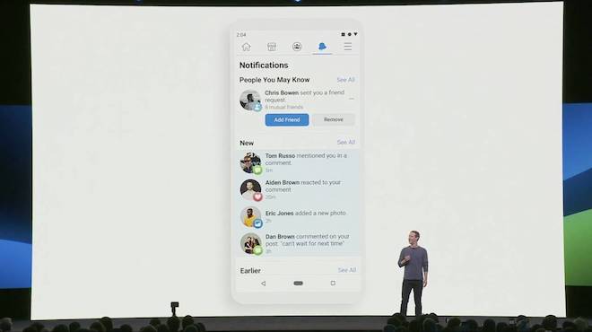Facebook đại tu giao diện trên di động với tông màu trắng tinh khôi