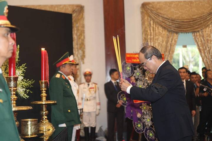 Đưa linh cữu nguyên Chủ tịch nước Lê Đức Anh vào TP.HCM