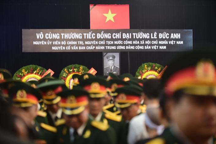 Đưa linh cữu nguyên Chủ tịch nước Lê Đức Anh vào TP.HCM