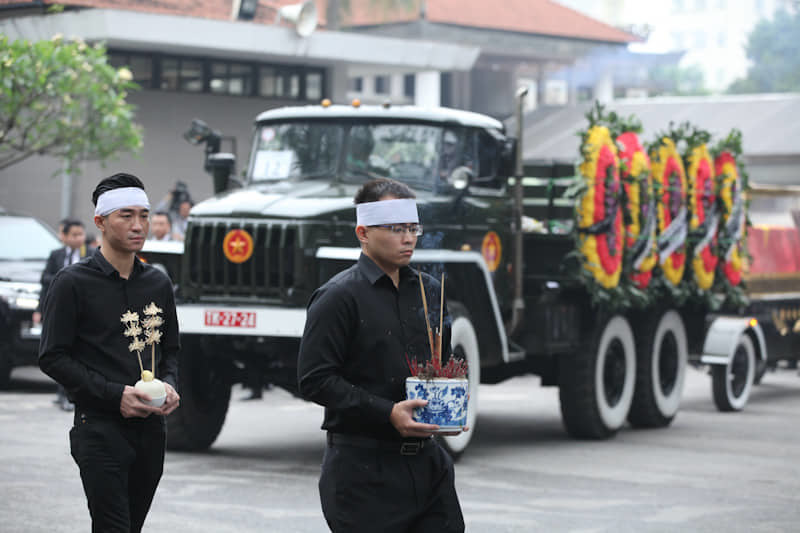 Đưa linh cữu nguyên Chủ tịch nước Lê Đức Anh vào TP.HCM