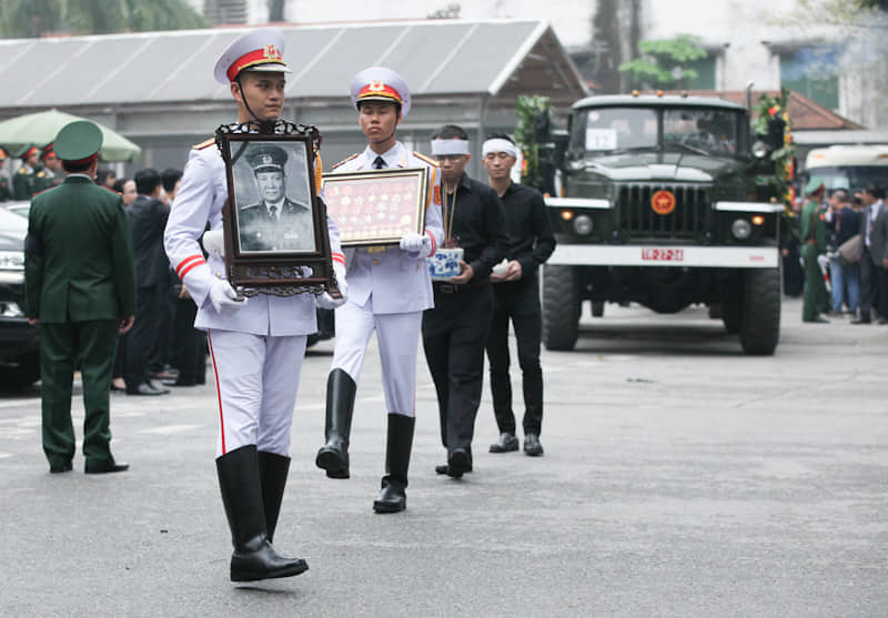 Đưa linh cữu nguyên Chủ tịch nước Lê Đức Anh vào TP.HCM