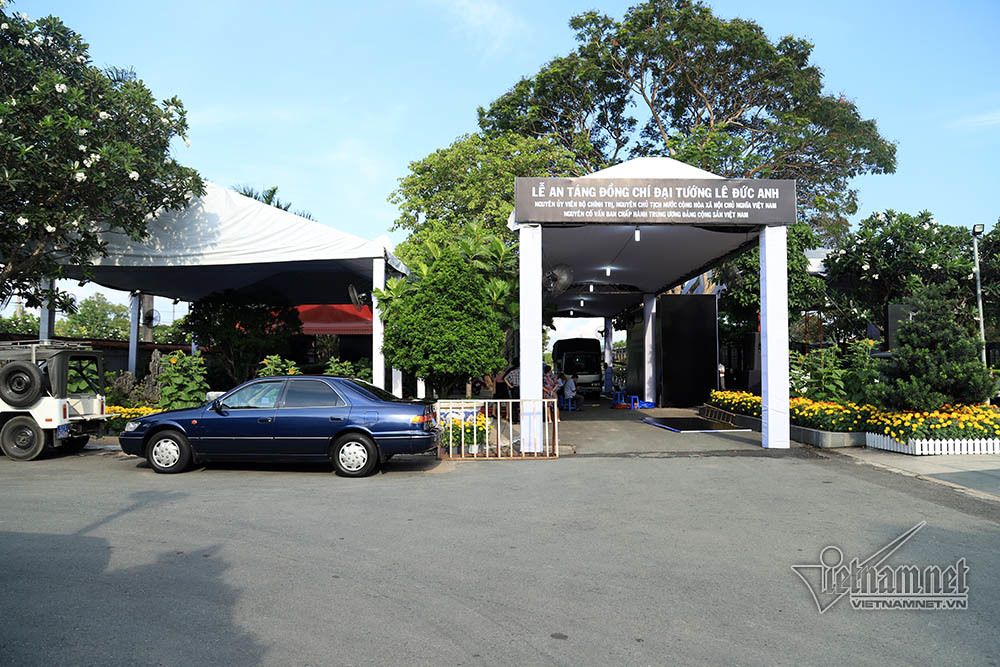 Hình ảnh nơi an nghỉ của Đại tướng Lê Đức Anh trước ngày Quốc tang