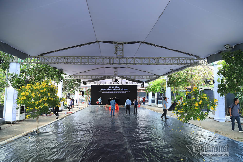 Hình ảnh nơi an nghỉ của Đại tướng Lê Đức Anh trước ngày Quốc tang