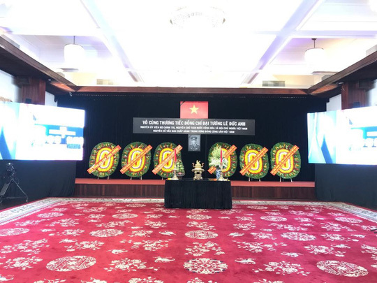 Hình ảnh nơi an nghỉ của Đại tướng Lê Đức Anh trước ngày Quốc tang