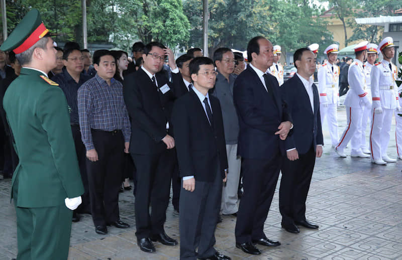 Đưa linh cữu nguyên Chủ tịch nước Lê Đức Anh vào TP.HCM