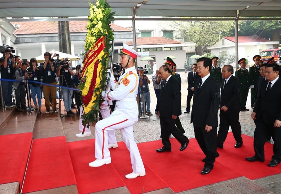 Đưa linh cữu nguyên Chủ tịch nước Lê Đức Anh vào TP.HCM