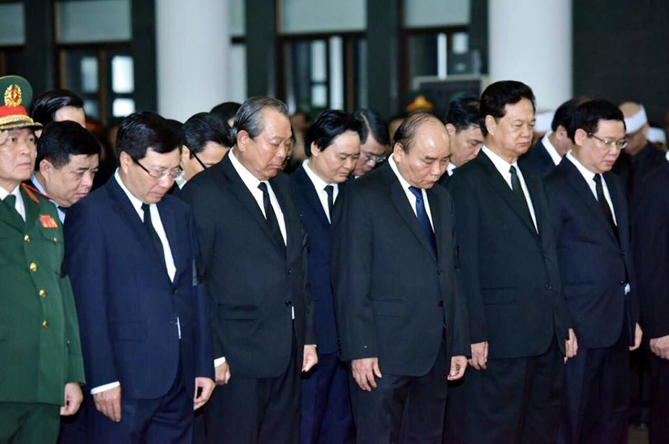 Đưa linh cữu nguyên Chủ tịch nước Lê Đức Anh vào TP.HCM