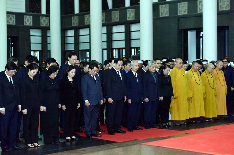 Đưa linh cữu nguyên Chủ tịch nước Lê Đức Anh vào TP.HCM