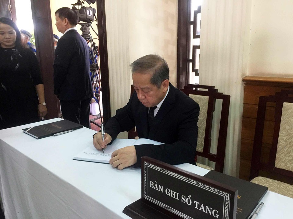 Đưa linh cữu nguyên Chủ tịch nước Lê Đức Anh vào TP.HCM