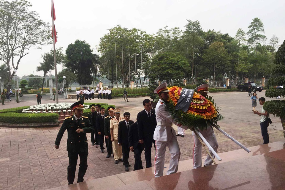 Đưa linh cữu nguyên Chủ tịch nước Lê Đức Anh vào TP.HCM