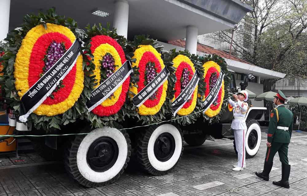 Đưa linh cữu nguyên Chủ tịch nước Lê Đức Anh vào TP.HCM