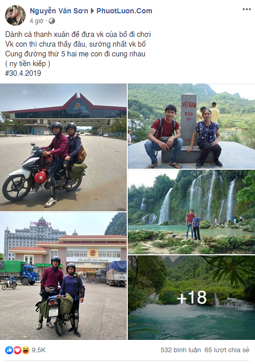 Chàng trai dành cả thanh xuân đưa mẹ đi phượt khắp thế gian và những lần đầu tiên đầy xúc động của mẹ