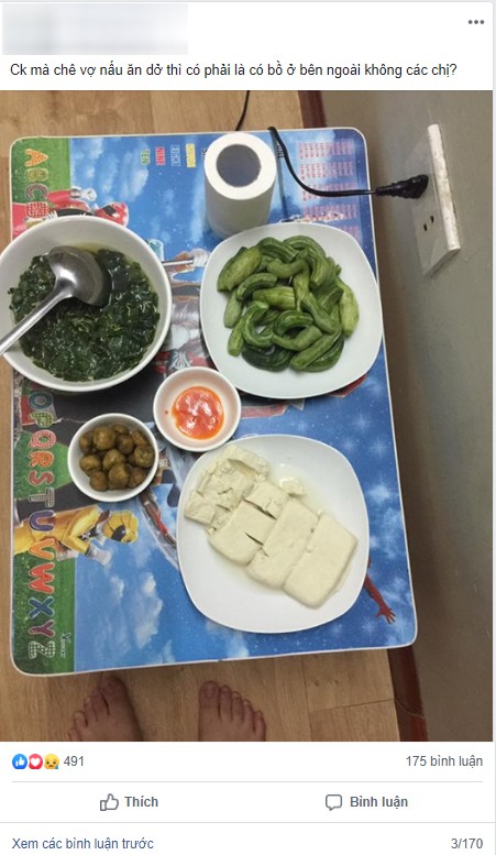 Vợ trẻ kể khổ vì nghi chồng có bồ khi dám chê mâm cơm vợ nấu, nào ngờ lại bị chị em mắng thêm