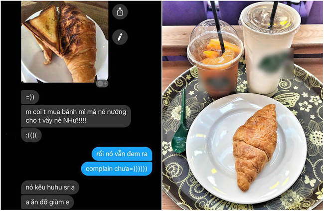 Trà sữa Phúc Long bị tố bán bánh croissant cháy đen, khách phản hồi liền được nhân viên khuyên: Thôi ăn đỡ giùm em đi!