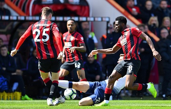 Bournemouth 1-0 Tottenham: Spurs thua thảm trong ngày Son Heung-min và Juan Foyth nhận thẻ đỏ