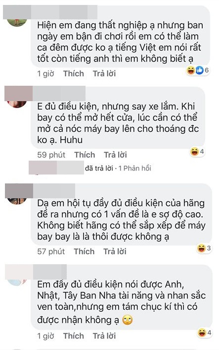 Thấy hãng bay đăng tuyển tiếp viên hàng không, cư dân mạng thi nhau khoe tài năng cây nhà lá vườn cười vỡ bụng