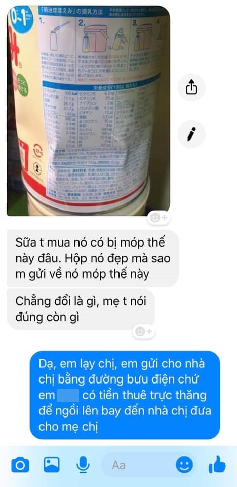 Làm ơn mắc oán: Xách hộ bạn 7kg hàng từ Nhật về, cô gái tức điên vì bị bạn vu cho tráo sữa xịn, đưa sữa đểu bị móp hộp