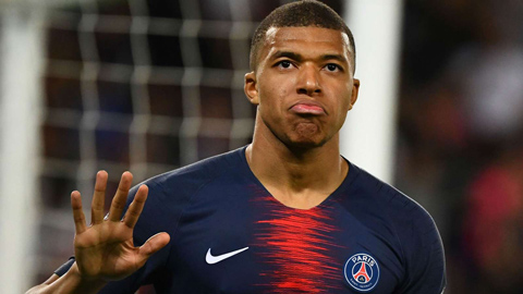 Mức lương của Mbappe đã tăng 1.400% tại PSG