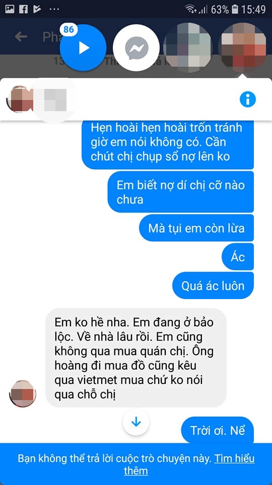 Cặp đôi mua hàng thiếu và vay gần 8 triệu mãi không trả, bị bóc mẽ còn quay sang rủa chủ nợ: Sớm gặp nghiệp báo!