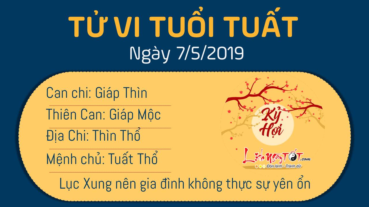 Tử vi thứ 3 ngày 7/5/2019 của 12 con giáp: Tuất lục đục gia đình, Mùi có tài lộc ghé thăm
