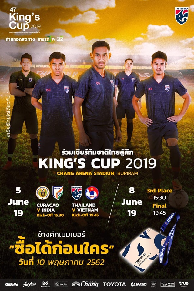 Lịch thi đấu Kings Cup 2019: Siêu kinh điển Việt Nam - Thái Lan