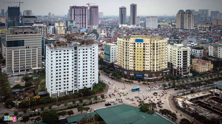 Chung cư bỏ hoang 9 năm ở đất vàng Hà Nội