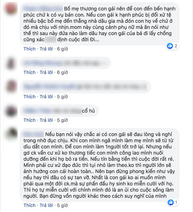 Tuyên bố nhà chồng đã bỏ tiền ra mua mình về thì có quyền đánh chửi, nàng dâu bị cả MXH ném đá kịch liệt Tuyên bố nhà chồng đã bỏ tiền ra mua mình về thì có quyền đánh chửi, nàng dâu bị cả MXH ném đá kịch liệt