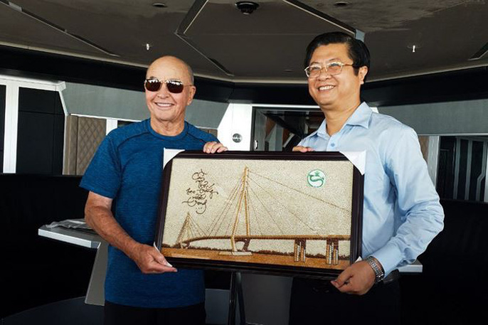 Siêu du thuyền triệu đô của ông chủ Tottenham đang có mặt ở đảo ngọc Phú Quốc