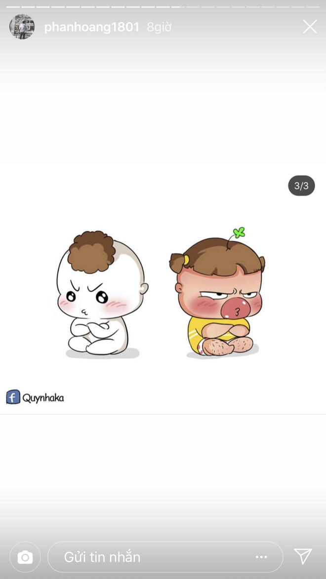 Vừa yêu lại được đúng 7 ngày, Phan Hoàng giận dỗi đăng luôn 20 cái story dằn mặt bạn gái và cả hai tiếp tục unfollow nhau