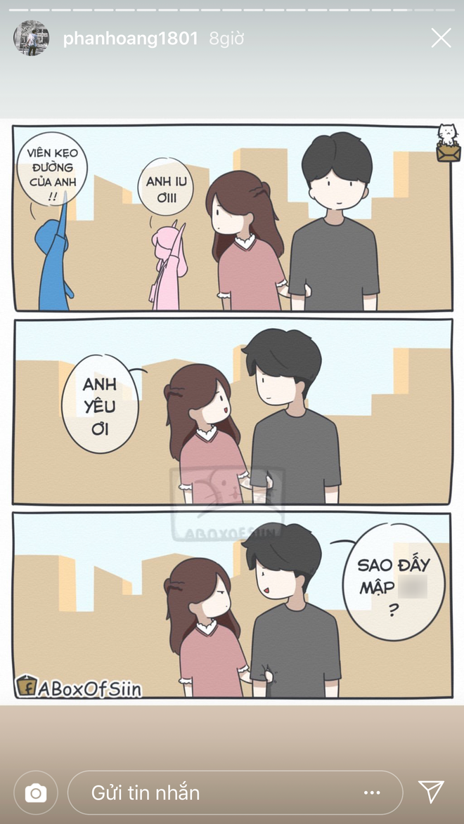 Vừa yêu lại được đúng 7 ngày, Phan Hoàng giận dỗi đăng luôn 20 cái story dằn mặt bạn gái và cả hai tiếp tục unfollow nhau