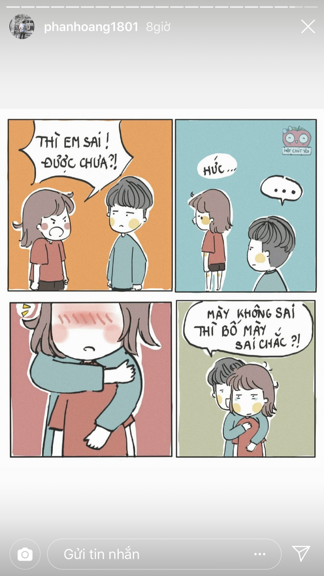 Vừa yêu lại được đúng 7 ngày, Phan Hoàng giận dỗi đăng luôn 20 cái story dằn mặt bạn gái và cả hai tiếp tục unfollow nhau