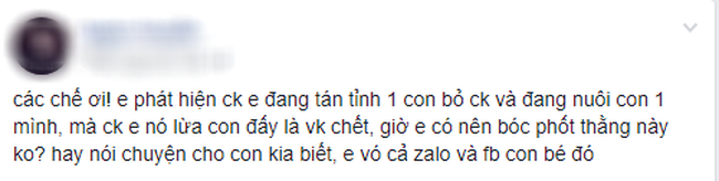 Xôn xao vì người chồng nói dối vợ chết lâu rồi để đi tán gái, hội chị em thi nhau hiến kế trừng trị kẻ hai lòng Xôn xao vì người chồng nói dối vợ chết lâu rồi để đi tán gái, hội chị em thi nhau hiến kế trừng trị kẻ hai lòng