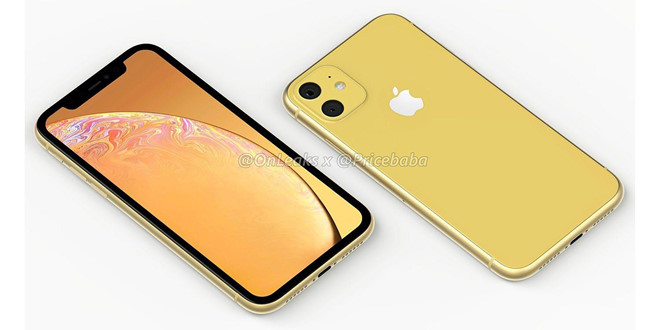 Ảnh dựng iPhone XR 2019 có cụm camera lưng gù